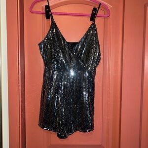 Forever21 sequin romper